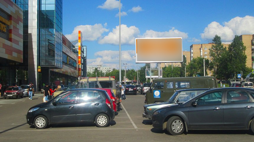 Фотография рекламного носителя, тип: Билборд 3x6, адрес: 25 Сентября ул., д.35а, поз.1, Смоленск, Смоленская область, Россия. Сторона B1-B3 №749307