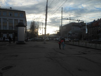 Фотография рекламного носителя, тип: Пиллар 3x1.4, адрес: К. Маркса ул., д.112 Х Воровского ул., Киров, Кировская область, Россия. Сторона С №632502