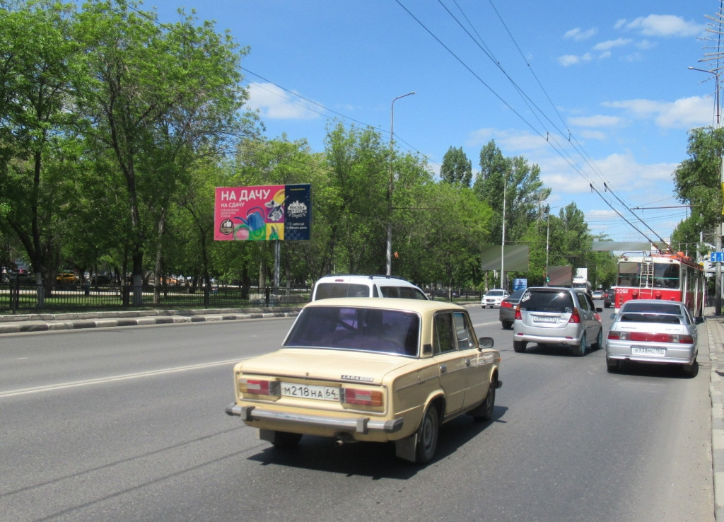 Фотография рекламного носителя, тип: Билборд 3x6, адрес: 50 лет Октября пр-т., 50м до Дубовикова ул., поз.2, Саратов, Саратовская область, Россия. Сторона Б №712691