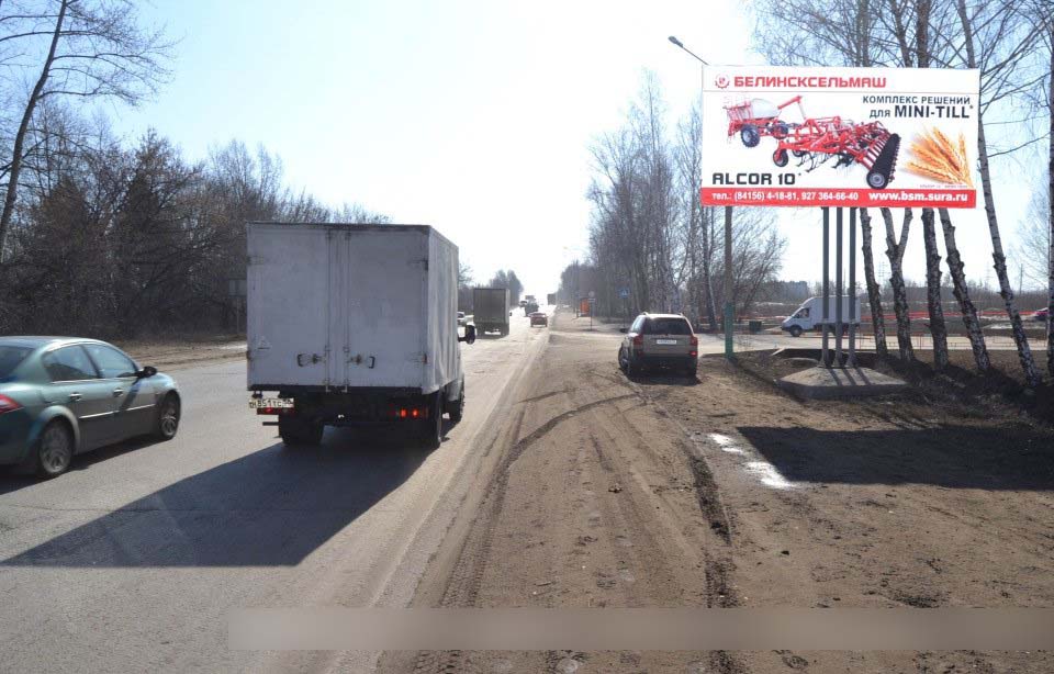Фотография рекламного носителя, тип: Билборд 3x6, адрес: Аустрина ул., д.178а, Пенза, Пензенская область, Россия. Сторона А №741557