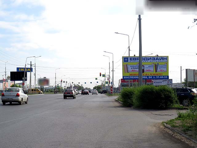 Фотография рекламного носителя, тип: Билборд 3x6, адрес: Архитекторов б-р., д.18/1, Омск, Омская область, Россия. Сторона A №645863