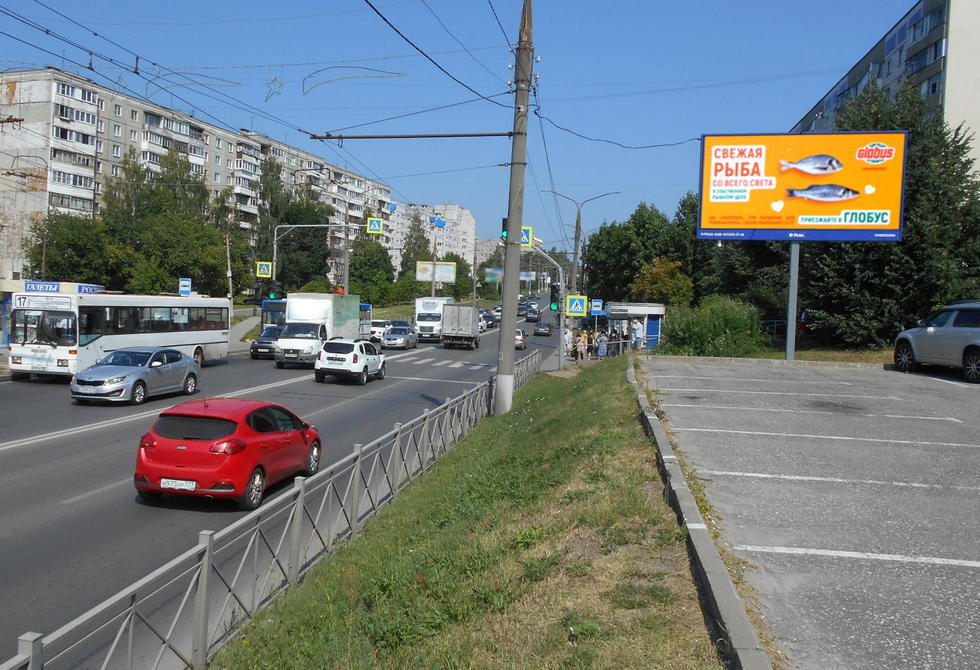 Фотография рекламного носителя, тип: Билборд 3x6, адрес: Верхняя Дуброва ул., д.31, Владимир, Владимирская область, Россия. Сторона А1 №521675