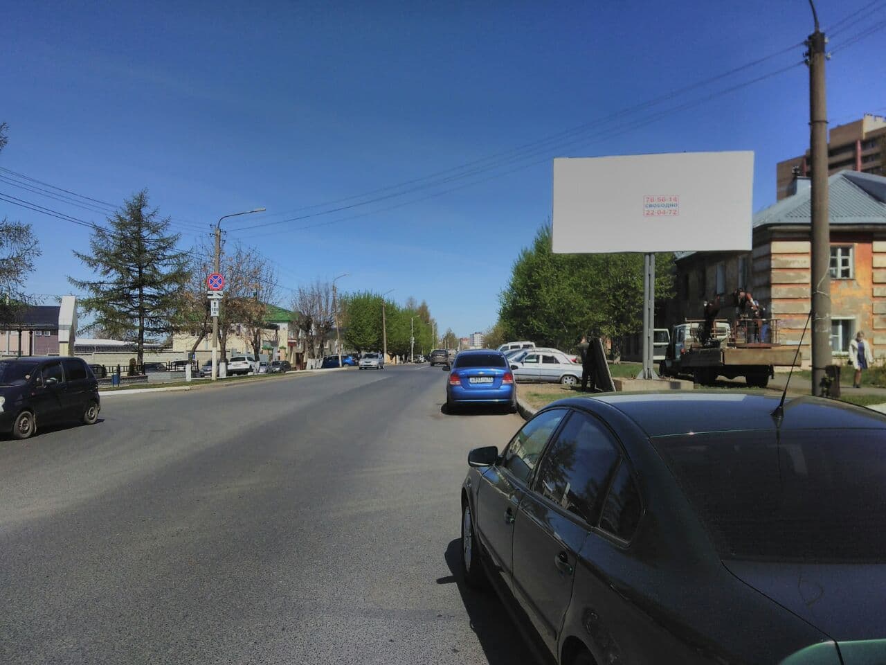 Фотография рекламного носителя, тип: Билборд 3x6, адрес: Воровского ул. Х Хлебозаводскую ул., Киров, Кировская область, Россия. Сторона A №999183