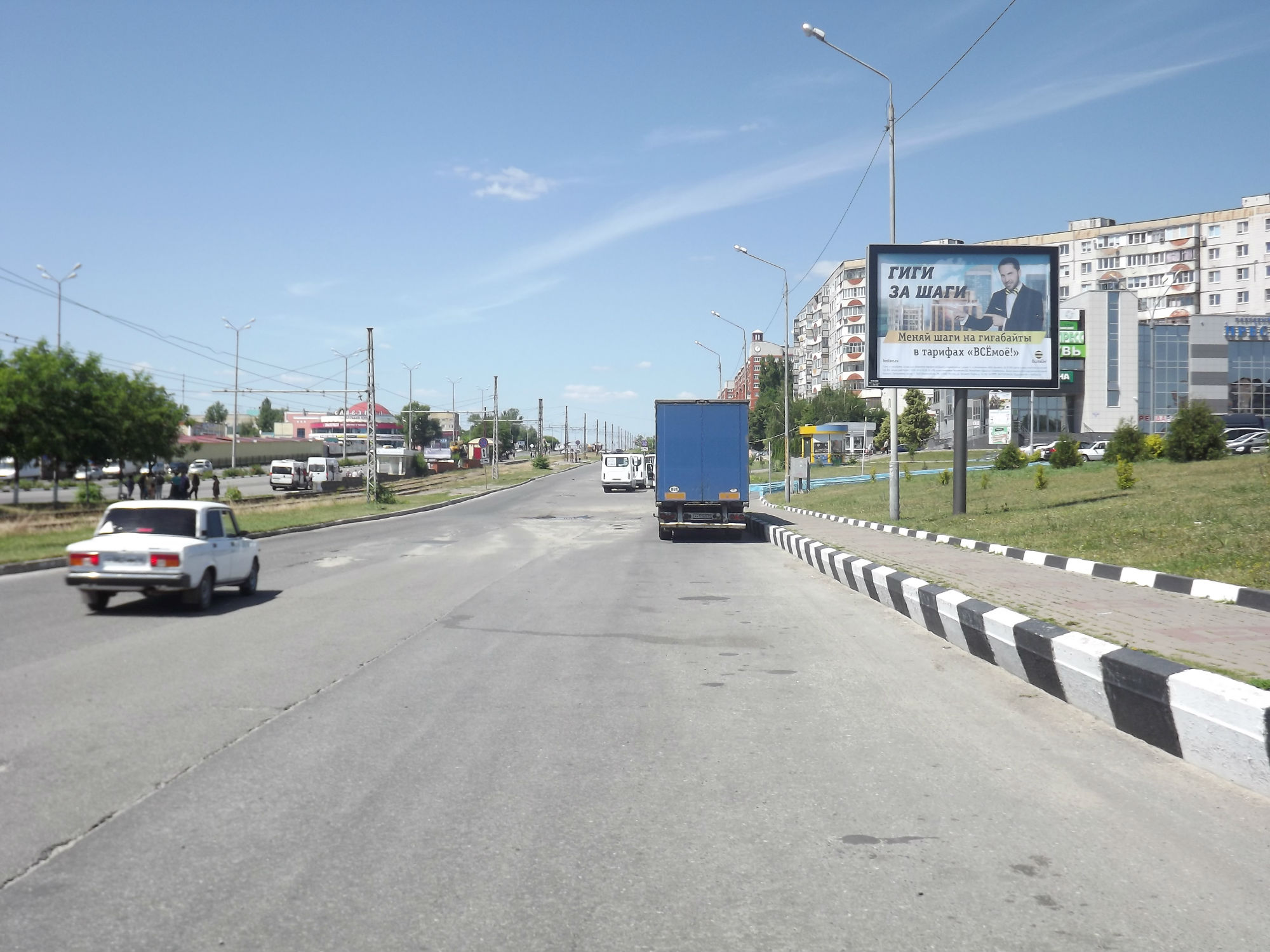 Фотография рекламного носителя, тип: Ситиборд 2.7x3.7, адрес: Лесной м-н., гипермаркет Линия, Старый Оскол, Белгородская область, Россия. Сторона A №567046