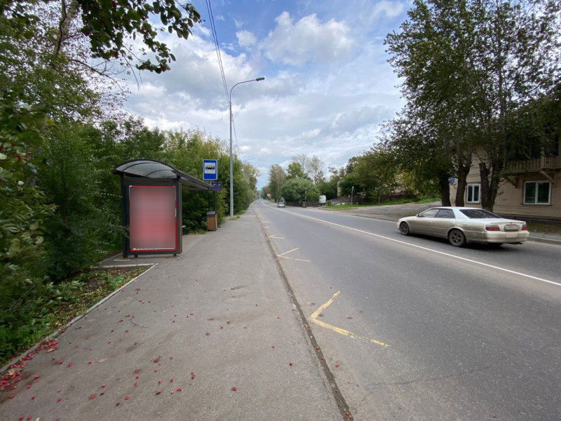 Фотография рекламного носителя, тип: Ситиформат 1.8x1.2, адрес: Свердловская ул., д.247, Красноярск, Красноярский край, Россия. Сторона Б №1046597