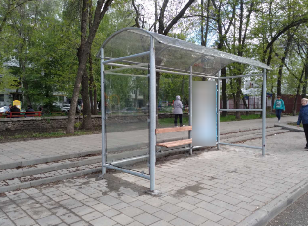 Фотография рекламного носителя, тип: Остановка 1.8x1.2, адрес: Стара-Загора ул., д.29 Х Советской Армии ул., Самара, Самарская область, Россия. Сторона В2 №1080944