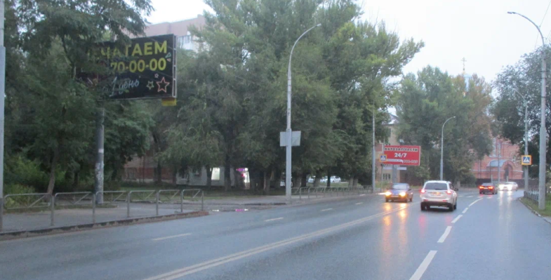 Фотография рекламного носителя, тип: Билборд 3x6, адрес: Энтузиастов пр-т., д.10, Саратов, Саратовская область, Россия. Сторона Б №700192