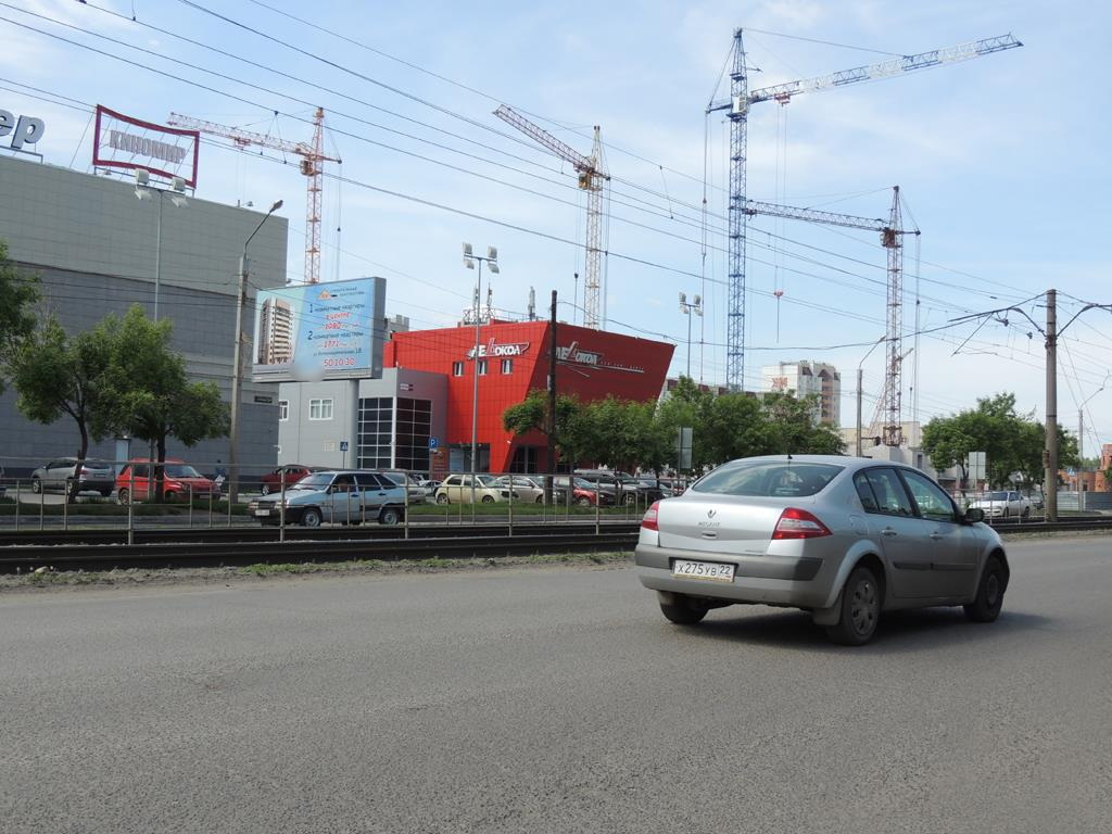 Фотография рекламного носителя, тип: Билборд 3x6, адрес: А.Петрова ул., д.219б, Барнаул, Алтайский край, Россия. Сторона B №291670