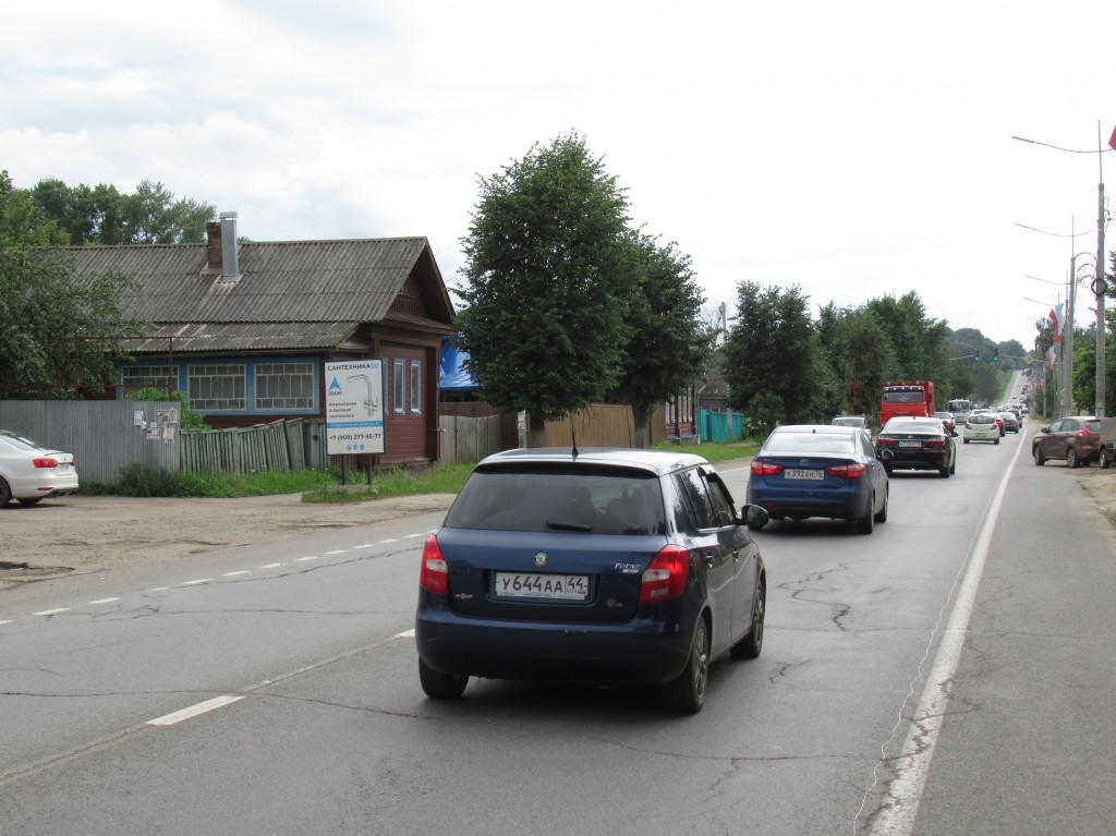 Фотография рекламного носителя, тип: Ситиформат 1.8x1.2, адрес: Кардовского ул., д.47, Переславль-Залесский, Ярославская область, Россия. Сторона Б №551708