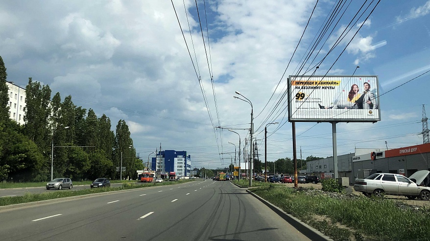 Фотография рекламного носителя, тип: Билборд 3x6, адрес: Переходникова ул., д.29, н-в автосалона Автоклаус, Нижний Новгород, Нижегородская область, Россия. Сторона А1-А3 №680509