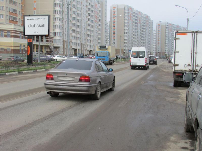 Фотография рекламного носителя, тип: Ситиборд 2.7x3.7, адрес: Академика Доллежаля ул., д.40, Подольск, Московская область, Россия. Сторона Б №774106