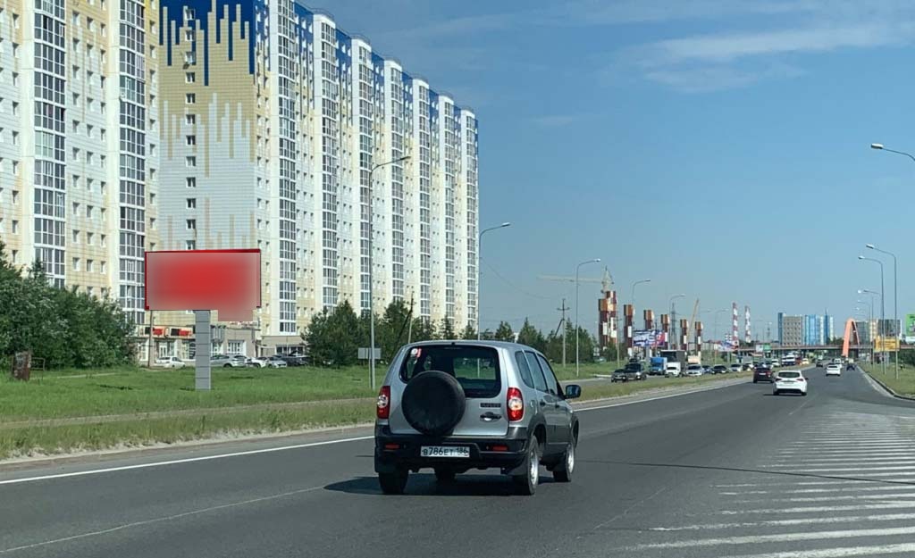 Фотография рекламного носителя, тип: Билборд 3x6, адрес: Тюменский тракт, д.10, Сургут, Ханты-Мансийский автономный округ – Югра, Россия. Сторона Б №440138