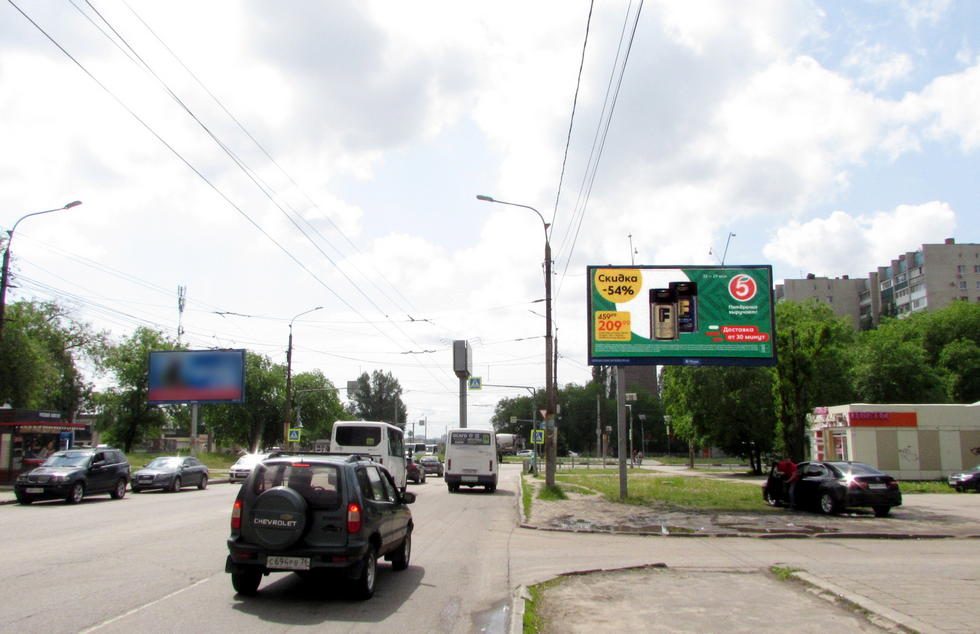 Фотография рекламного носителя, тип: Билборд 3x6, адрес: В. Невского ул., д.1а, Воронеж, Воронежская область, Россия. Сторона А №995406