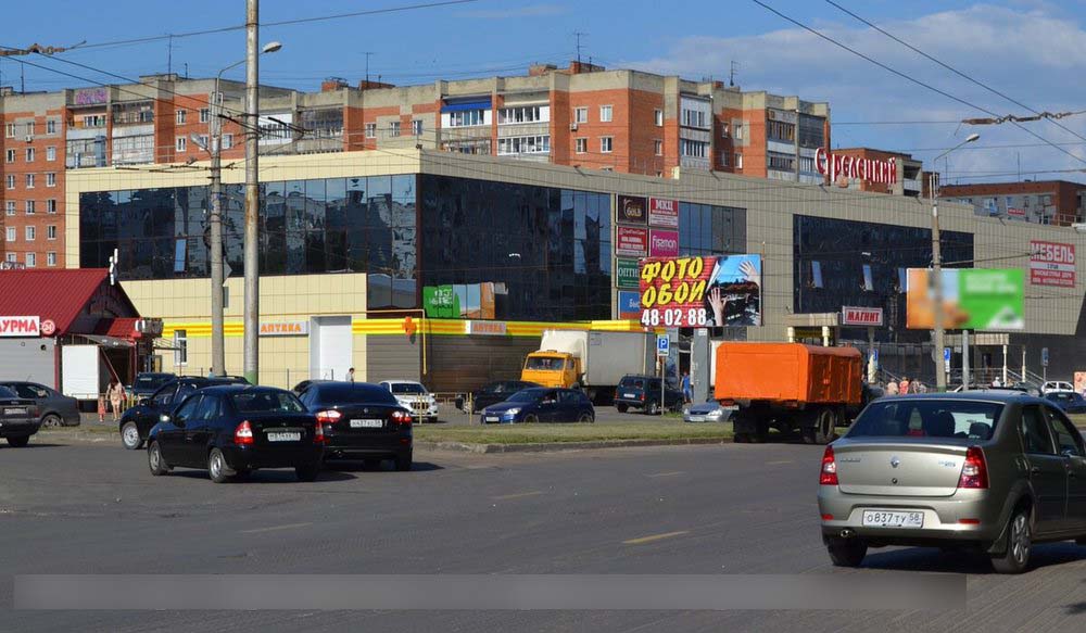 Фотография рекламного носителя, тип: Билборд 3x6, адрес: Строителей пр-т., Арбековский рынок, Пенза, Пензенская область, Россия. Сторона В №741463