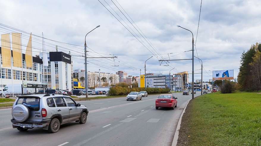 Фотография рекламного носителя, тип: Билборд 3x6, адрес: Подлесная ул., д.47а, Пермь, Пермский край, Россия. Сторона А №835665