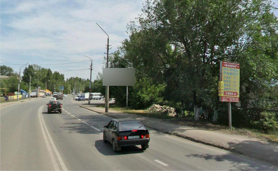 Фотография рекламного носителя, тип: Билборд 3x6, адрес: Московское ш. Х Буровая ул., Саратов, Саратовская область, Россия. Сторона A №418482