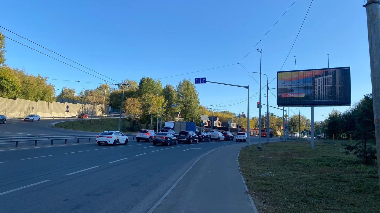 Фотография рекламного носителя, тип: Билборд 3x6, адрес: Фермское ш., поз.1, Казань, Республика Татарстан, Россия. Сторона A1-A3 №686633