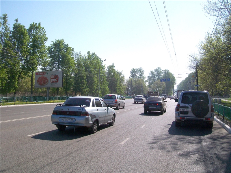 Фотография рекламного носителя, тип: Билборд 3x6, адрес: Ульянова ул., 50м от Гагарина ул., Саранск, Республика Мордовия, Россия. Сторона Б №596083