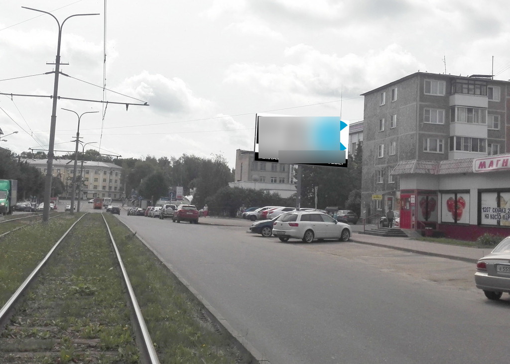 Фотография рекламного носителя, тип: Билборд 3x6, адрес: Багратиона ул., д.5, Смоленск, Смоленская область, Россия. Сторона А №857258