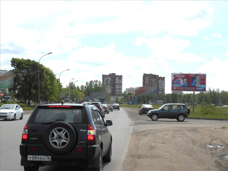 Фотография рекламного носителя, тип: Билборд 3x6, адрес: Ленинградский пр-т., д.78, поз.2, Ярославль, Ярославская область, Россия. Сторона А1-А3 №523436