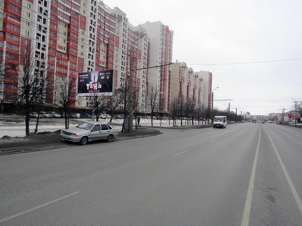 Фотография рекламного носителя, тип: Билборд 3x6, адрес: Бр. Кашириных ул., д.114-116, Челябинск, Челябинская область, Россия. Сторона B №504084