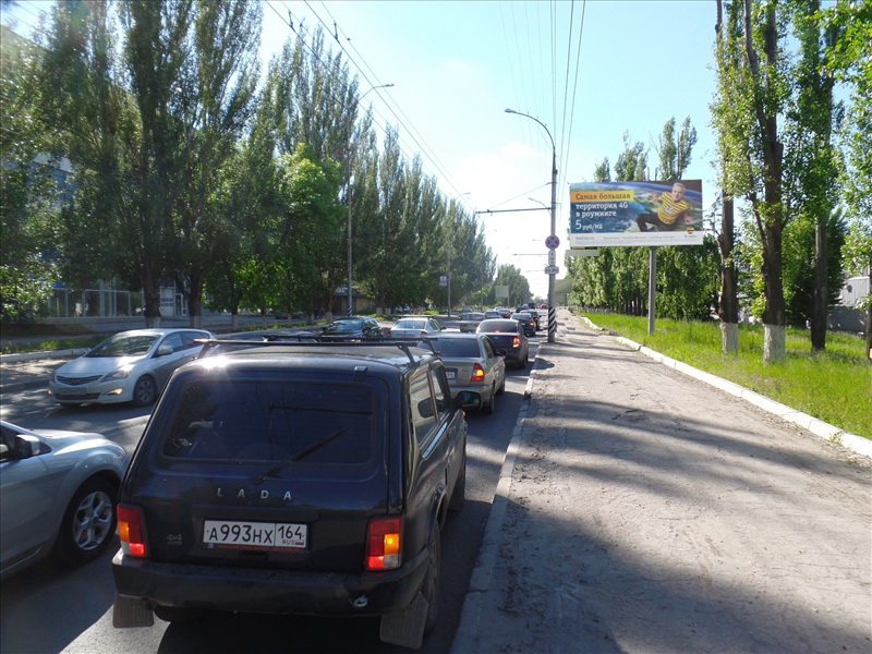 Фотография рекламного носителя, тип: Билборд 3x6, адрес: 50 лет Октября пр-т., д.134/1, Саратов, Саратовская область, Россия. Сторона А №819345