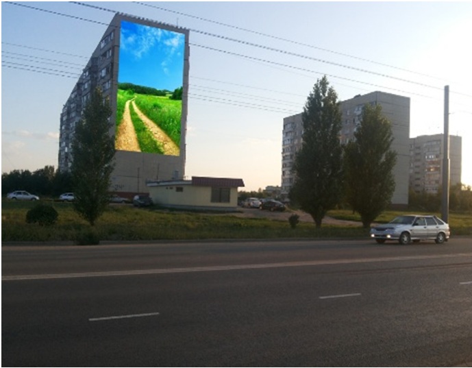 Фотография рекламного носителя, тип: Брандмауэр, адрес: Бастионная ул., д.24а, Тамбов, Тамбовская область, Россия. Сторона A №489840