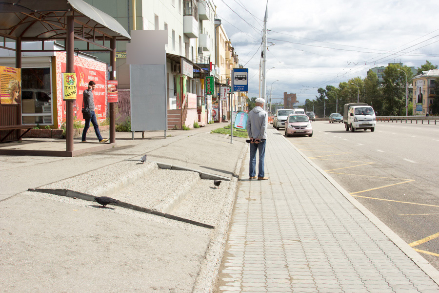 Фотография рекламного носителя, тип: Нестандартный ситиформат, адрес: Байкальская ул., ООТ Цимлянская, поз.2, Иркутск, Иркутская область, Россия. Сторона Б №509400