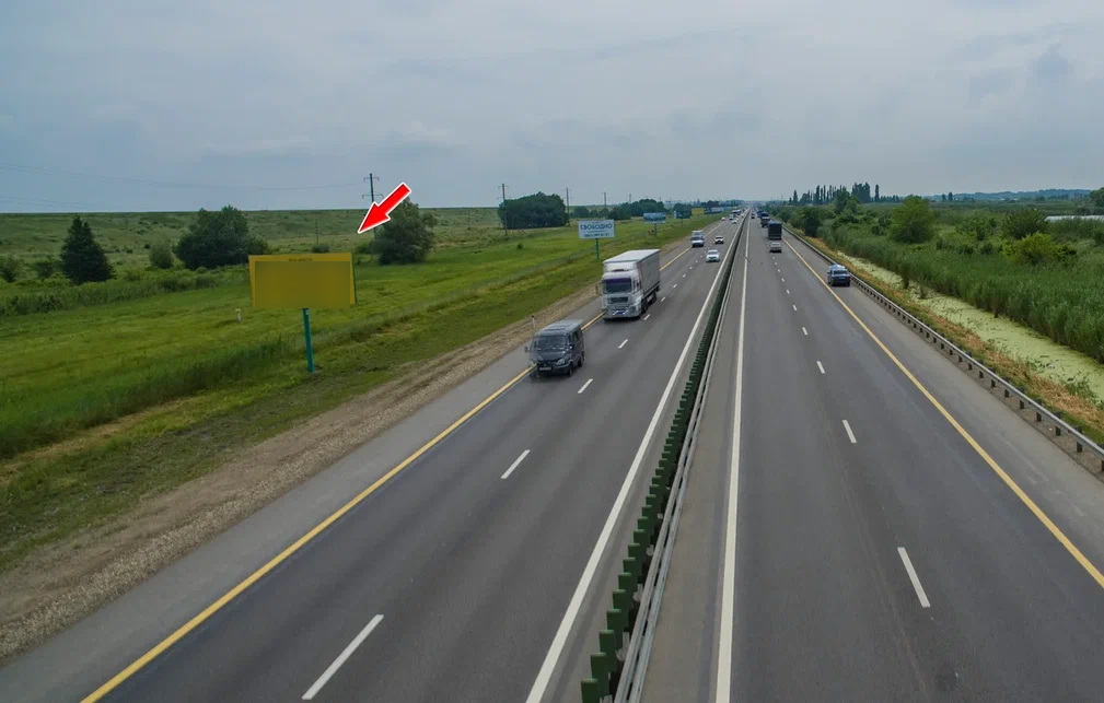 Фотография рекламного носителя, тип: Билборд 3x6, адрес: М-4 Дон а/д, 1348 450м, Краснодар, Краснодарский край, Россия. Сторона Б №602506