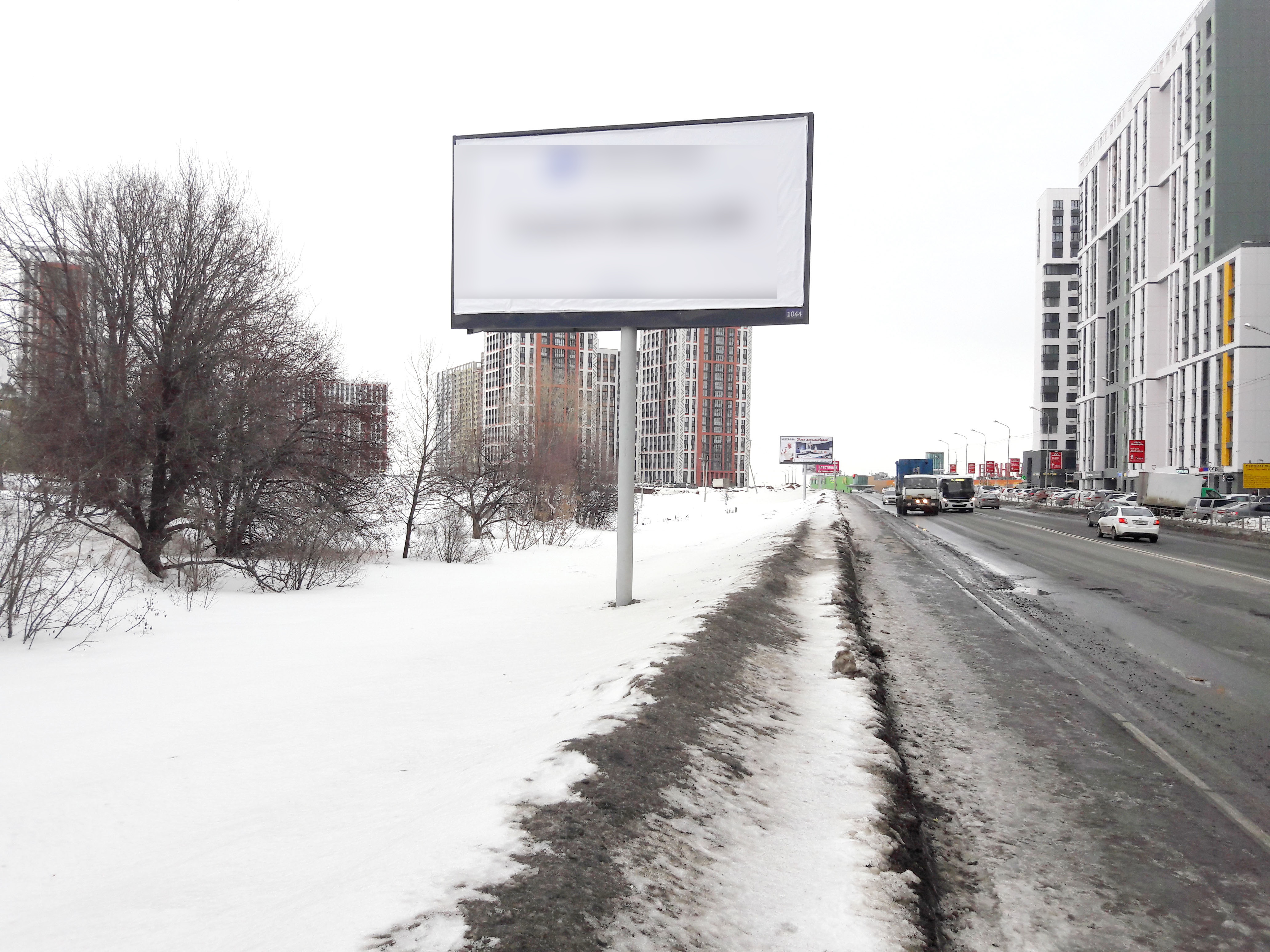 Фотография рекламного носителя, тип: Билборд 3x6, адрес: Энтузиастов ул., д.14, поз.2, Уфа, Республика Башкортостан, Россия. Сторона Б №848915