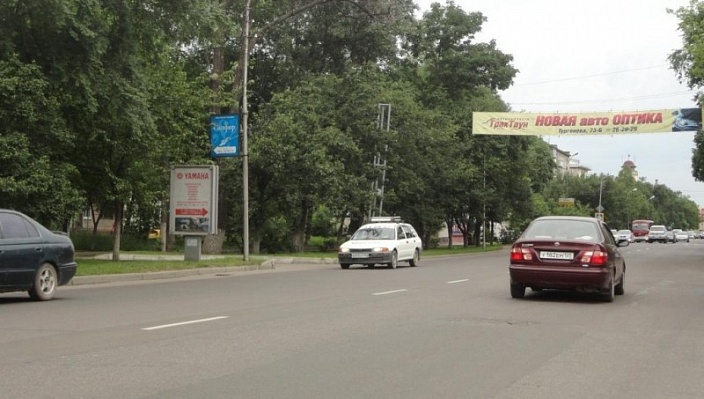 Фотография рекламного носителя, тип: Ситиформат 1.8x1.2, адрес: Ленина ул., д.121, поз.1, Уссурийск, Приморский край, Россия. Сторона В №791463