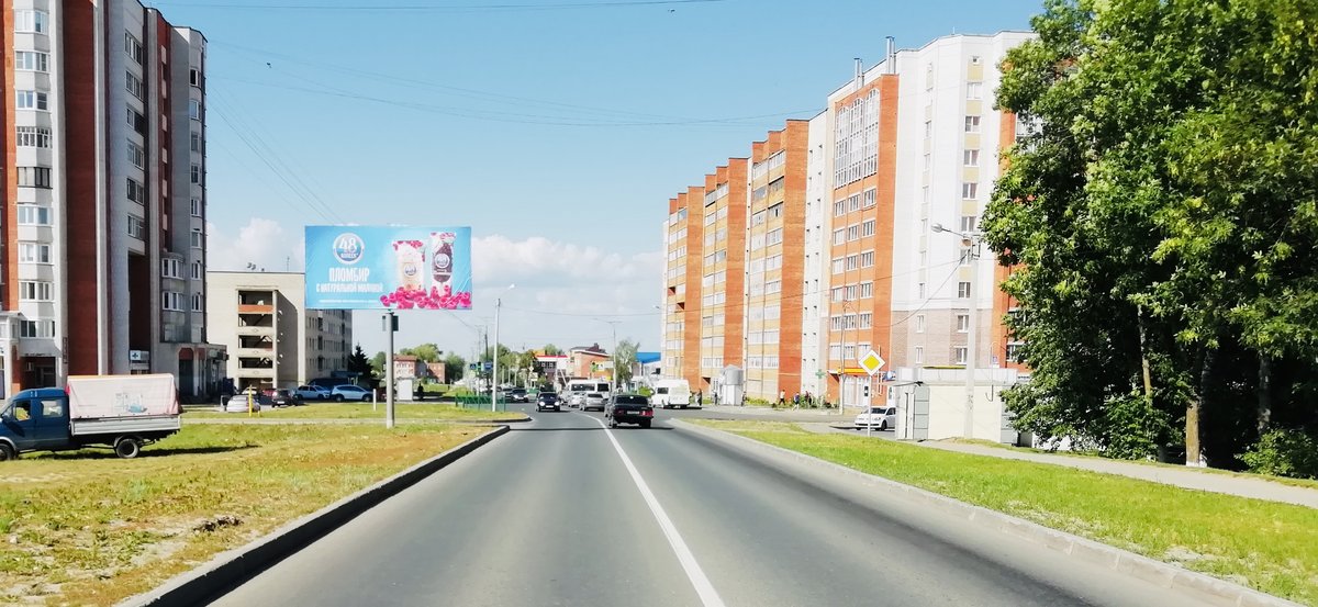 Фотография рекламного носителя, тип: Билборд 3x6, адрес: Б. Хмельницкого ул., д.113, Чебоксары, Республика Чувашия, Россия. Сторона B №838396