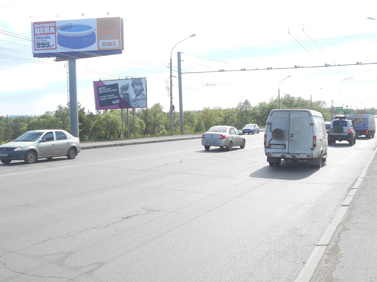 Фотография рекламного носителя, тип: Суперсайт 4x12, адрес: Ленинградский мост, поз.1, Омск, Омская область, Россия. Сторона В №769307