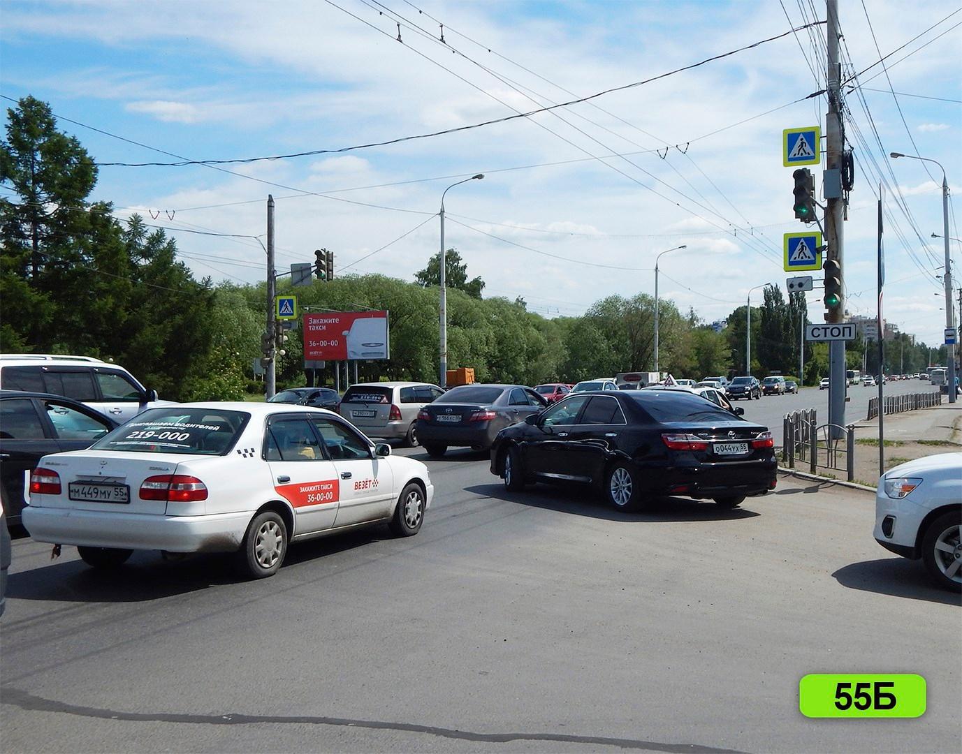 Фотография рекламного носителя, тип: Билборд 3x6, адрес: Красный путь ул., ост. Старозагородная роща, Омск, Омская область, Россия. Сторона Б1 №419305