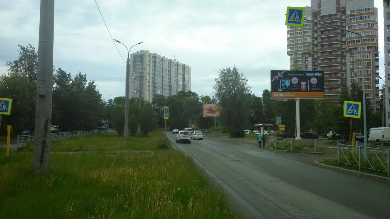 Фотография рекламного носителя, тип: Билборд 3x6, адрес: Фучика ул. Х Победы пр-т., Казань, Республика Татарстан, Россия. Сторона A №855218