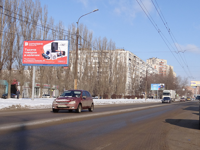Фотография рекламного носителя, тип: Билборд 3x6, адрес: Вл. Невского ул., д.1а, Воронеж, Воронежская область, Россия. Сторона B №958065