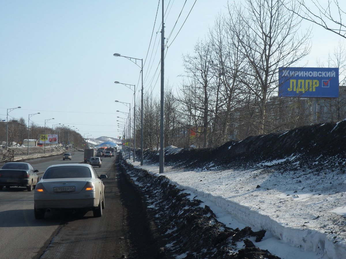Фотография рекламного носителя, тип: Билборд 3x6, адрес: Победы пр-т., д.21, Петропавловск-Камчатский, Камчатский край, Россия. Сторона А №777429