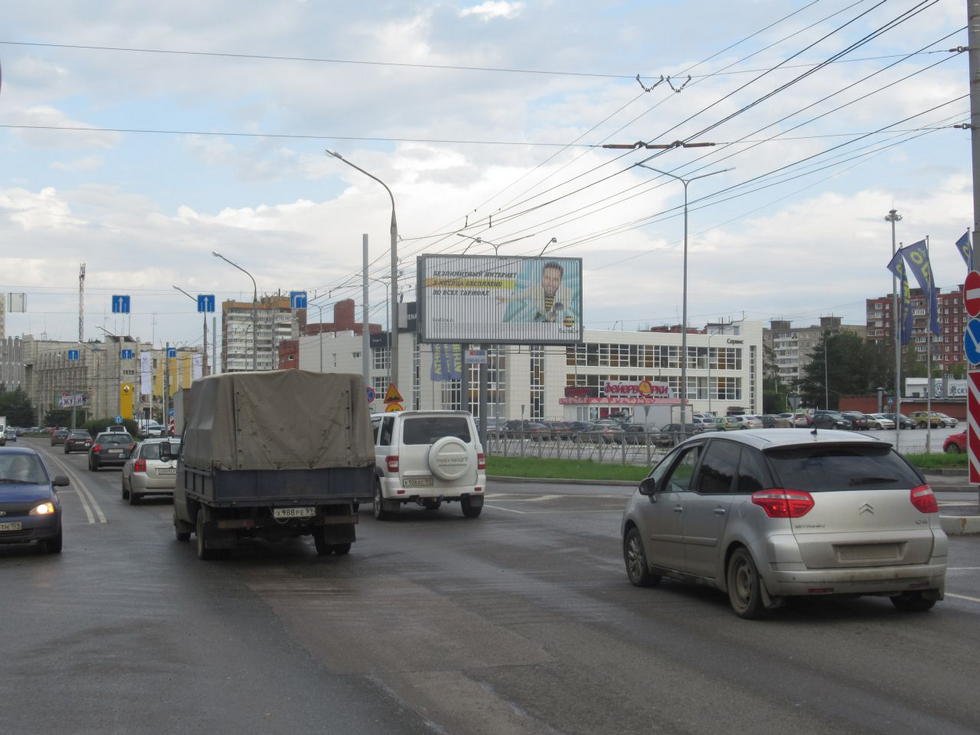 Фотография рекламного носителя, тип: Билборд 3x6, адрес: Подлесная ул., д.47в, Пермь, Пермский край, Россия. Сторона A1-A3 №755787