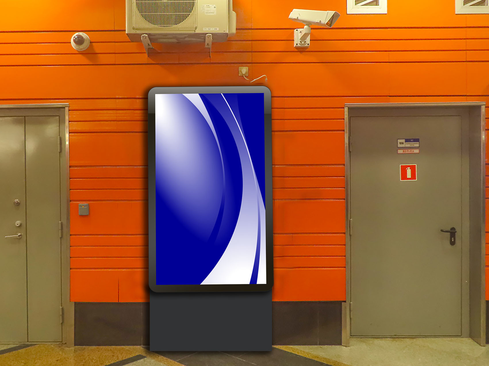 Фотография рекламного носителя, тип: Видеоэкран, адрес: Станция метро «Беговая», линия Невско-Василеостровская, Санкт-Петербург, Россия. Сторона/вариант А1 №1061521