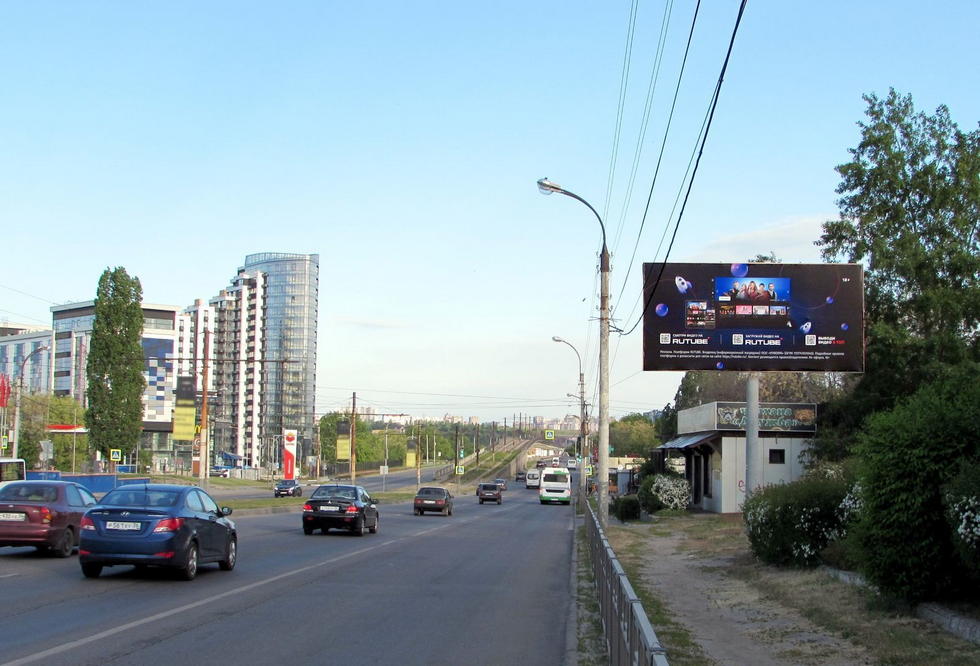 Фотография рекламного носителя, тип: Билборд 3x6, адрес: Остужева ул., д.3/1, Воронеж, Воронежская область, Россия. Сторона А №1007676