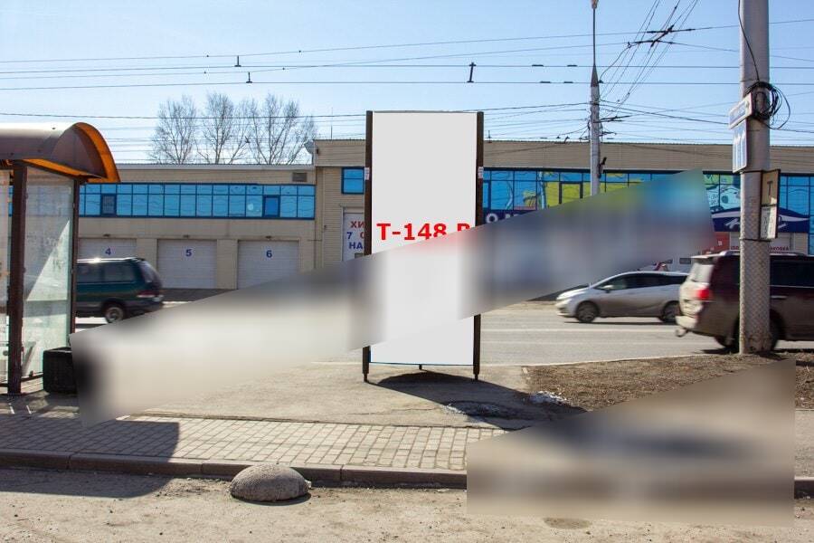 Фотография рекламного носителя, тип: Нестандартный ситиформат, адрес: Сергеева ул. Х Аргунова, поз.2, Иркутск, Иркутская область, Россия. Сторона B №1054159