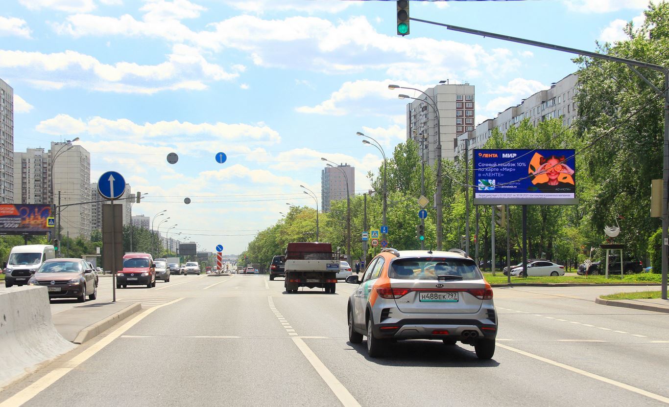 Фотография рекламного носителя, тип: Билборд 3x6, адрес: Алтуфьевское ш., д.93-91 Х Череповецкая ул., Москва, Россия. Сторона Аh1-Аh4 №874625
