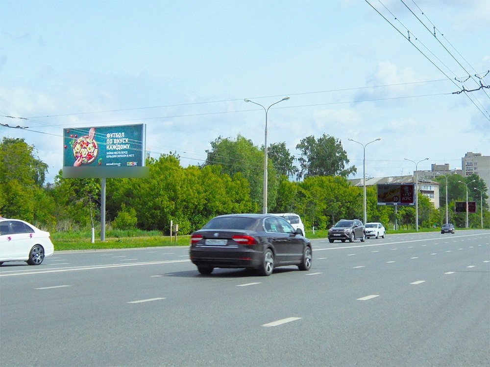 Фотография рекламного носителя, тип: Билборд 3x6, адрес: Мулланура Вахитова ул., 180м до пересечения с Бол.Крыловка ул., Казань, Республика Татарстан, Россия. Сторона Б №761408