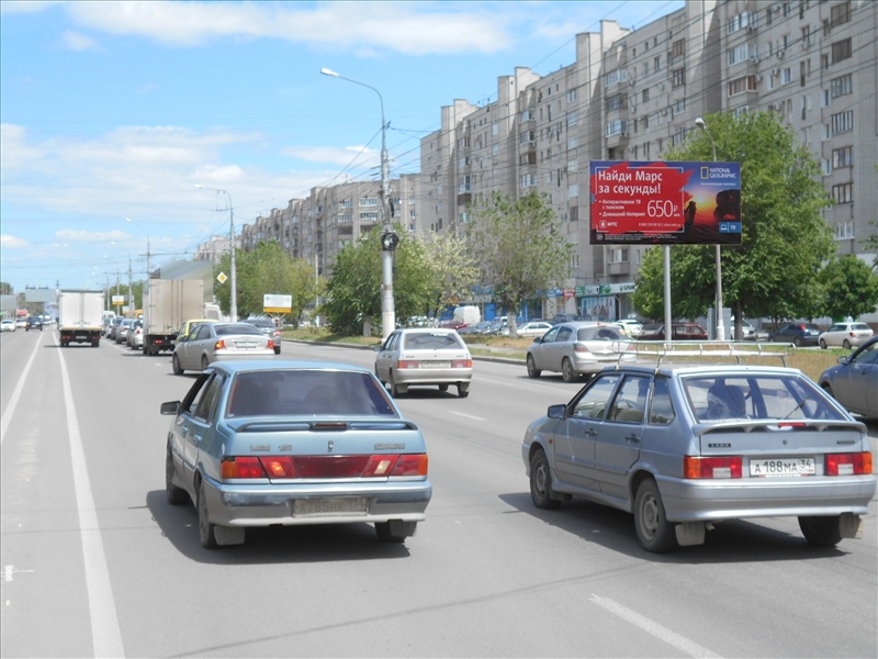 Фотография рекламного носителя, тип: Билборд 3x6, адрес: Н.Отрады ул., д.4а, Волгоград, Волгоградская область, Россия. Сторона А №618052