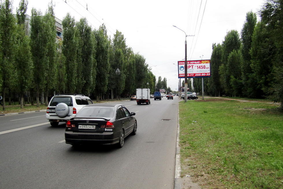 Фотография рекламного носителя, тип: Билборд 3x6, адрес: Жукова ул., д.5, Воронеж, Воронежская область, Россия. Сторона А №449448