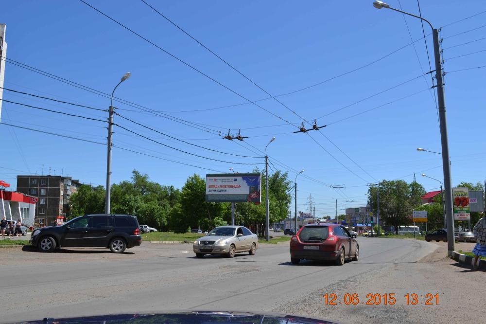 Фотография рекламного носителя, тип: Билборд 3x6, адрес: Карагандинская ул. Х Восточная ул., д.31, Оренбург, Оренбургская область, Россия. Сторона B №648752