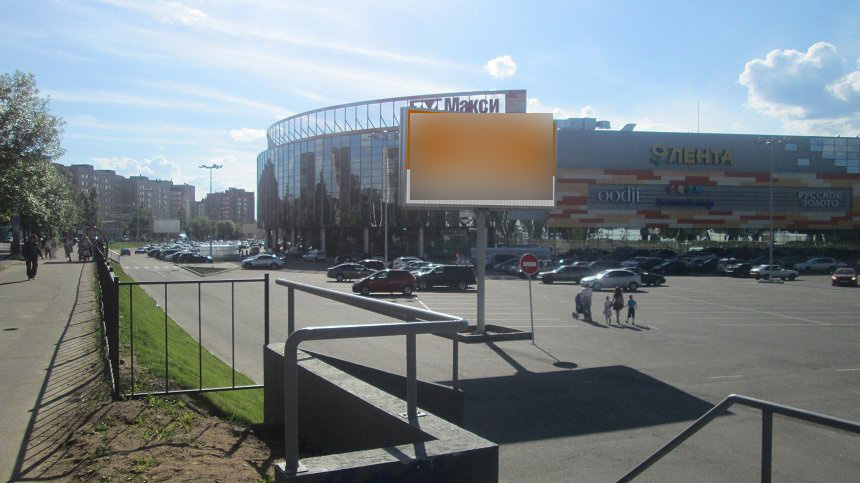 Фотография рекламного носителя, тип: Билборд 3x6, адрес: 25 Сентября ул., д.35а, поз.3, Смоленск, Смоленская область, Россия. Сторона А1-A3 №749310