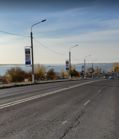 Фотография рекламного носителя, тип: Панель-кронштейн, адрес: 7-я Гвардейская ул., поз.1, Волгоград, Волгоградская область, Россия. Сторона Б №1096216