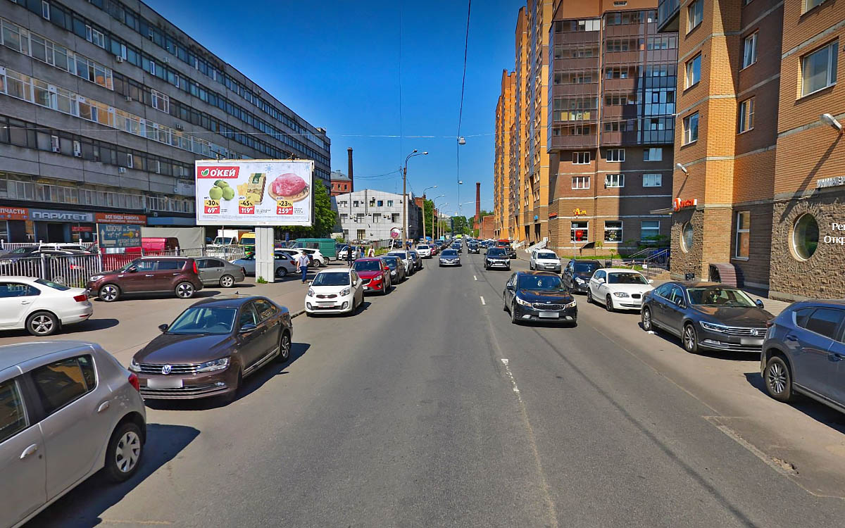 Фотография рекламного носителя, тип: Билборд 3x6, адрес: Розенштейна ул., д.21, Санкт-Петербург, Россия. Сторона B №1054171