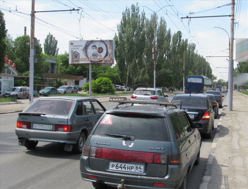 Фотография рекламного носителя, тип: Билборд 3x6, адрес: 50 лет Октября пр-т., д.101, Саратов, Саратовская область, Россия. Сторона Б №819179